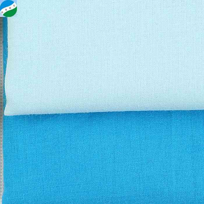 China beautiful good quality A grade 100% 60s cotton plain dyed fabric in stock lot