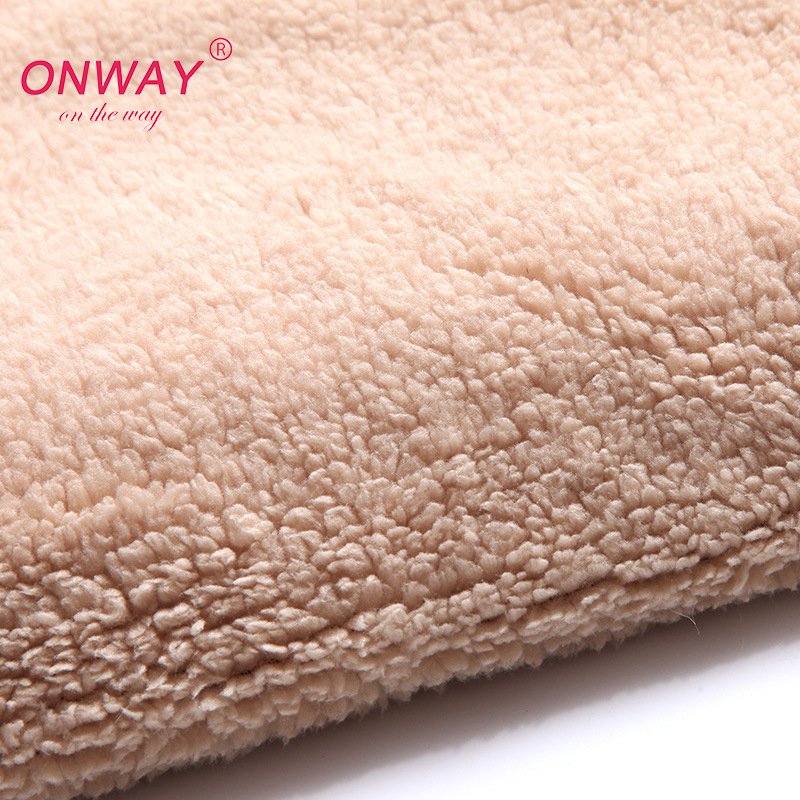 100% Polyester Knitted Coral Fleece Fabric Blanket Pajamas Garment Sherpa Terry Soft Coral Polar Flannel Fleece Fabric