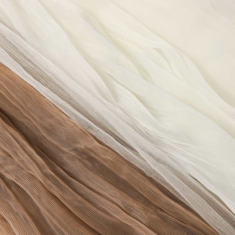 wholesale Customizable Color 100 Polyester Toothpick Crepe Tri ColorFabric 100cm Width Lightweight Breathable Fabric