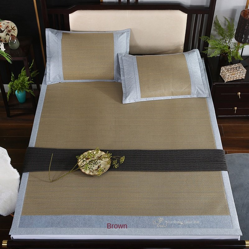 Wholesale Jacquard Ice Silk Mat Queen Three-Piece Set Pure Bamboo Fiber Bed Sheets Home Bed Linen Comforter Wedding Hospital