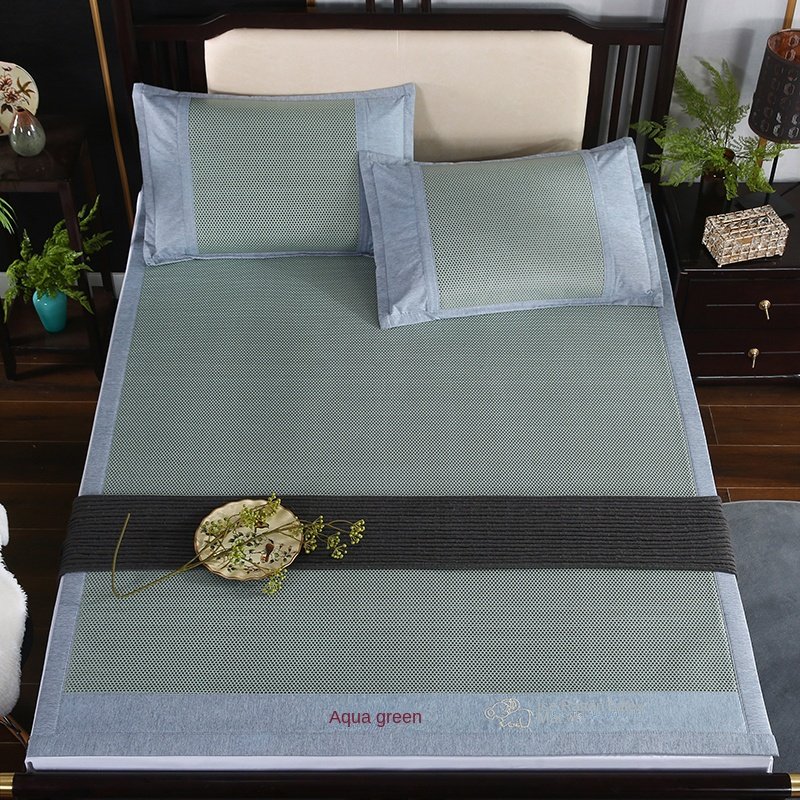 Wholesale Jacquard Ice Silk Mat Queen Three-Piece Set Pure Bamboo Fiber Bed Sheets Home Bed Linen Comforter Wedding Hospital