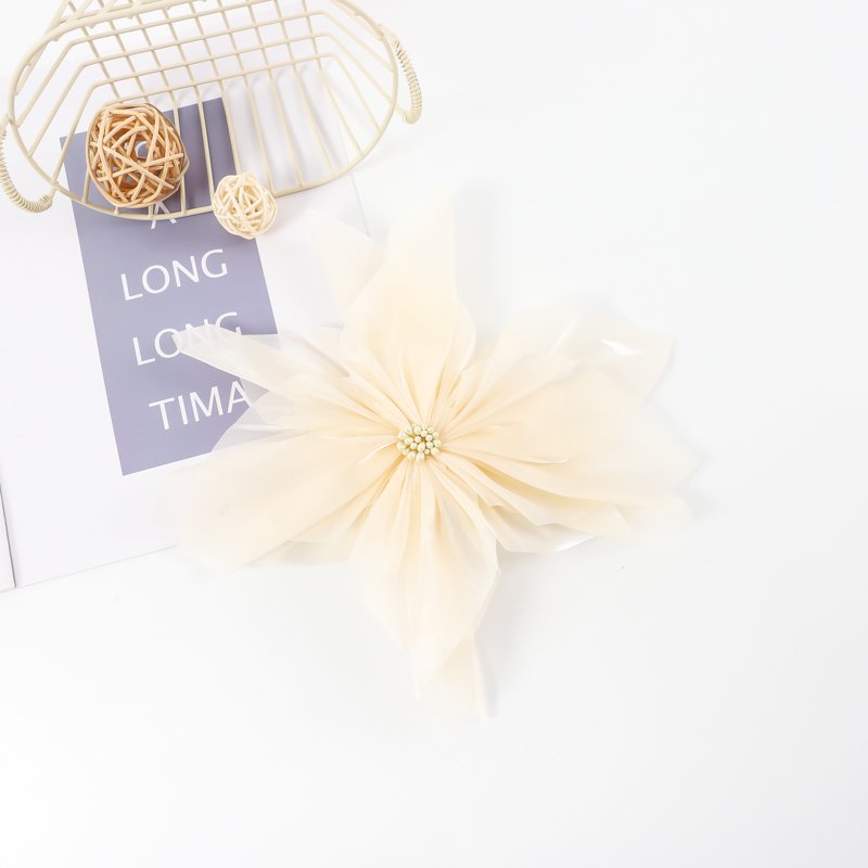 Customizable Color Korean satin flowers Fabric 100 Polyester 28cm Width Lightweight Breathable Fabric
