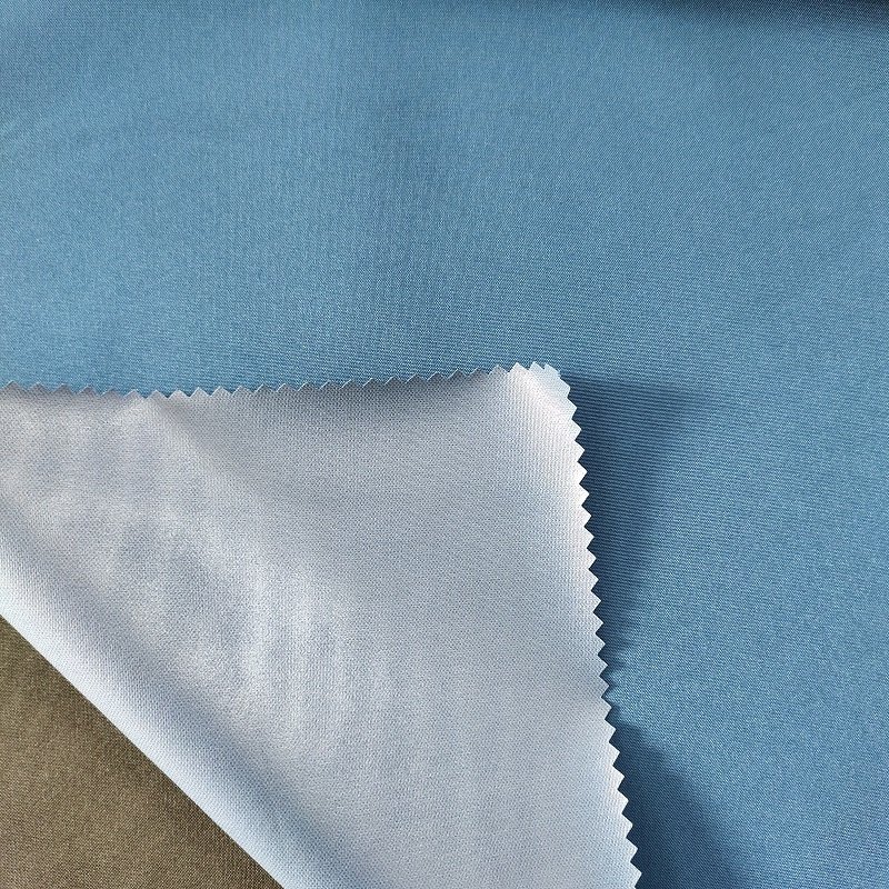 China textile supplier wholesale polyester imitation linen brushed fabric