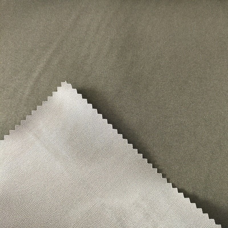 China textile supplier wholesale polyester imitation linen brushed fabric