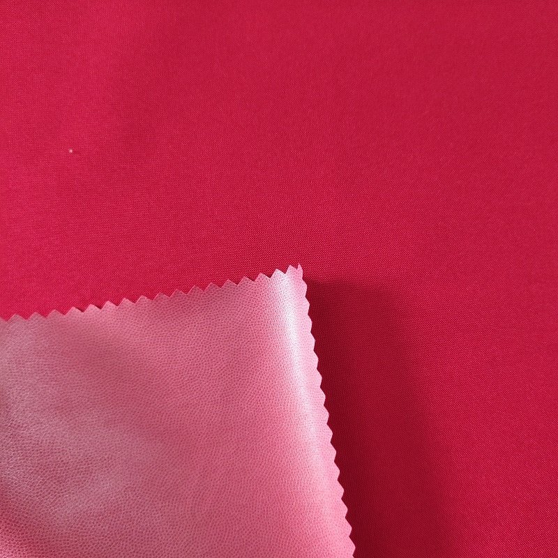 China textile supplier wholesale polyester imitation linen brushed fabric