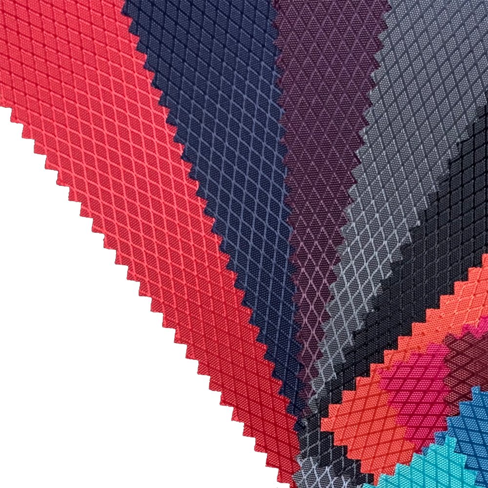 China professional manufacture bright color 200d/300d dress 100% polyester jacquard fabric