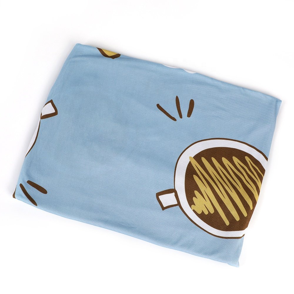 High Quality custom digital Print bamboo lycra elastane knitted textiles fabric