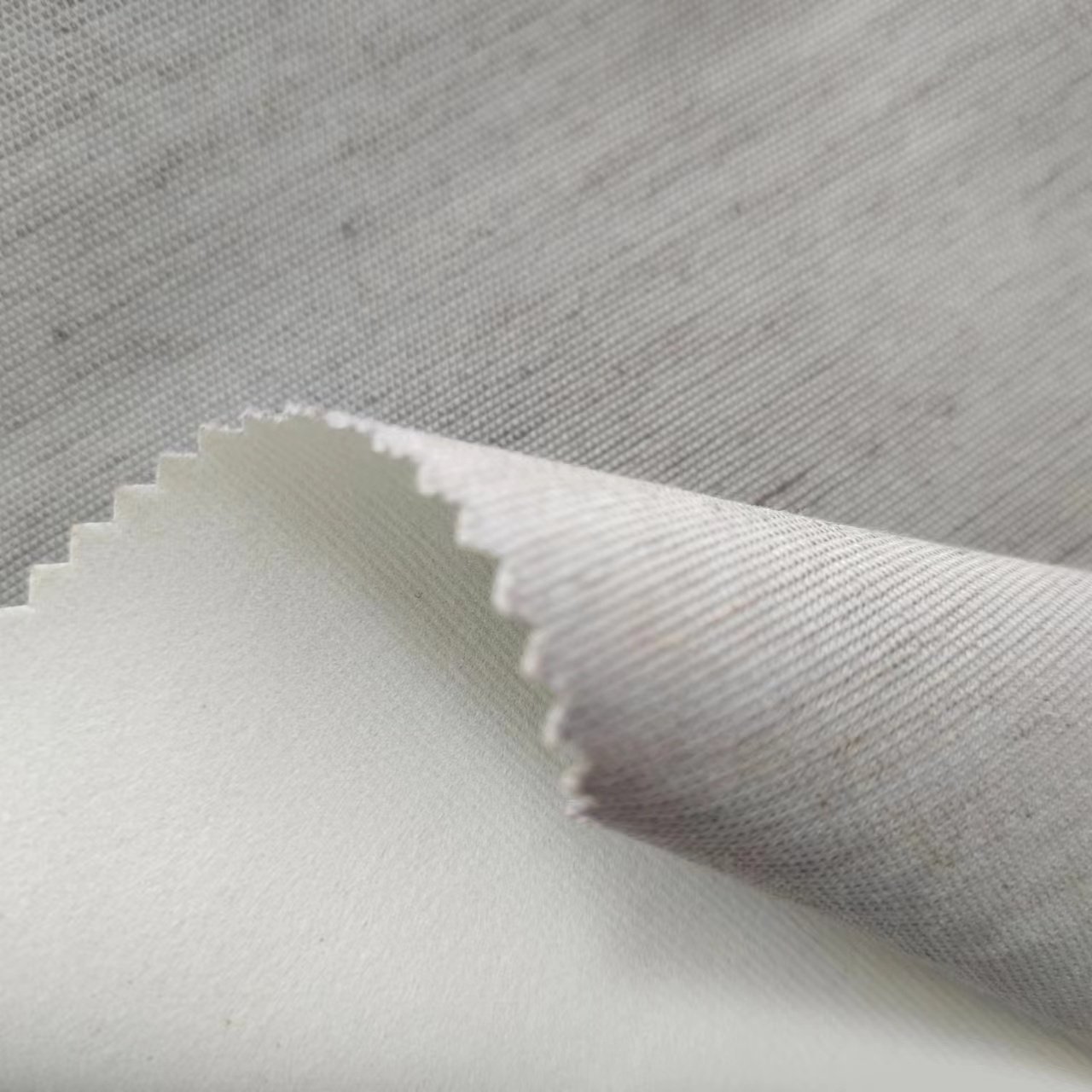 Soft 100% Blackout Linen Look Curtains With Coating Blackout Curtains For The Livingroom