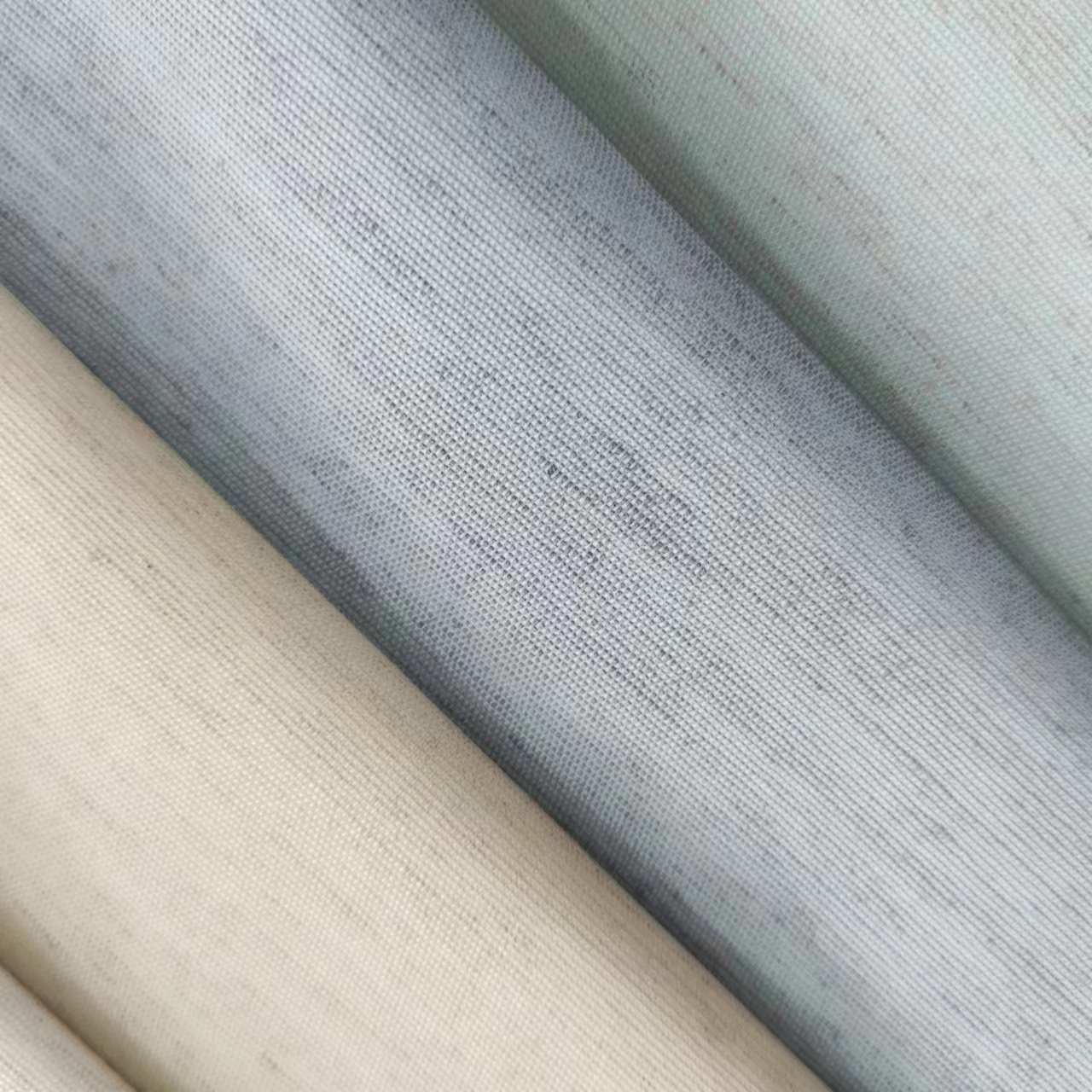 Soft 100% Blackout Linen Look Curtains With Coating Blackout Curtains For The Livingroom