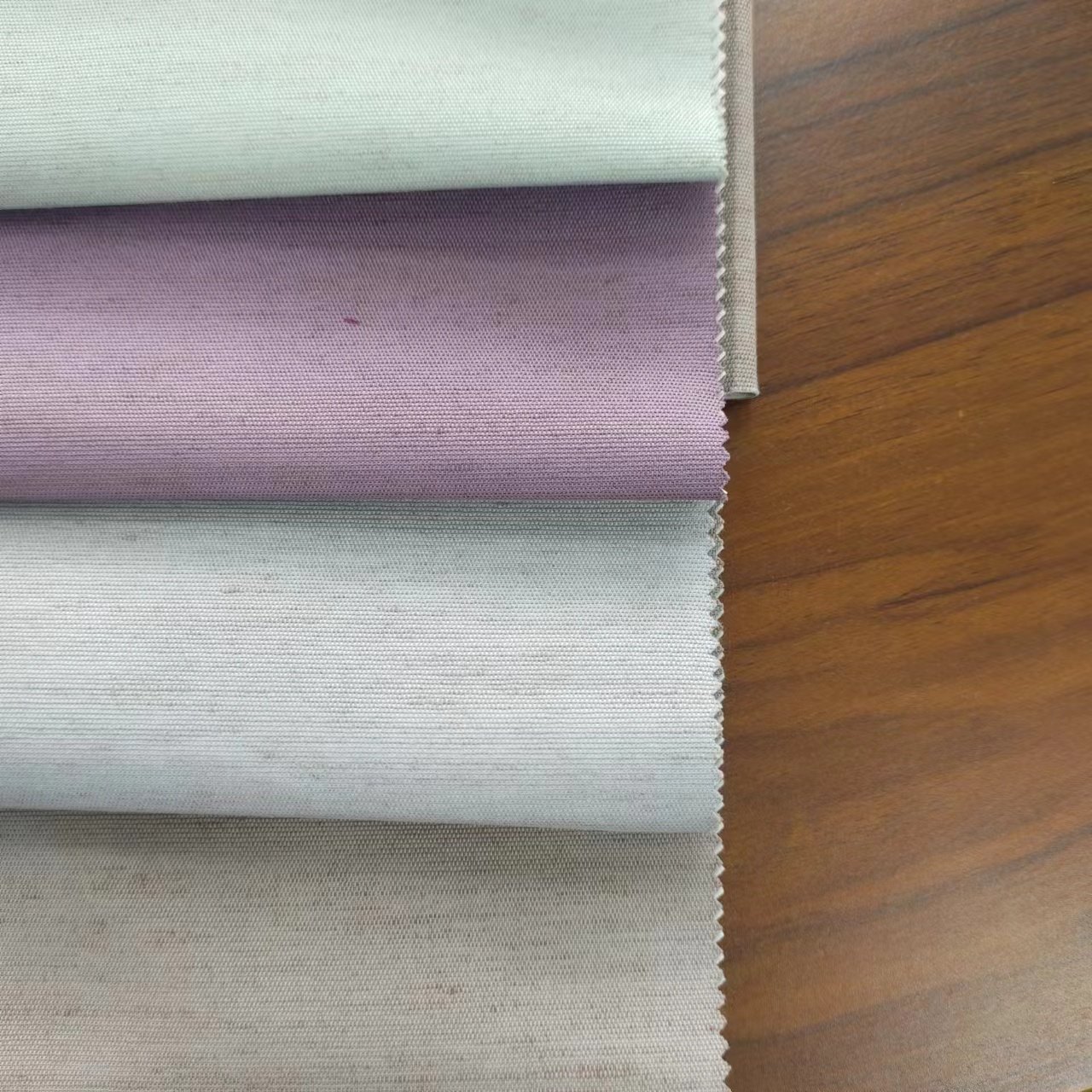 Soft 100% Blackout Linen Look Curtains With Coating Blackout Curtains For The Livingroom
