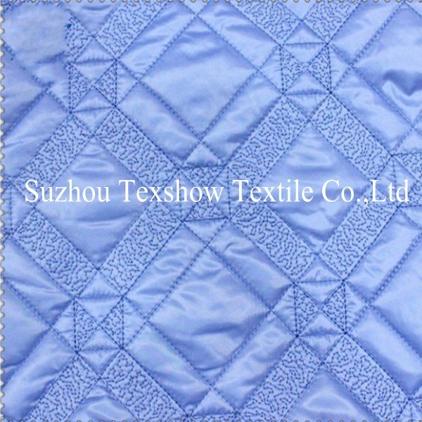 Ultrasonic quilted jacket fabric