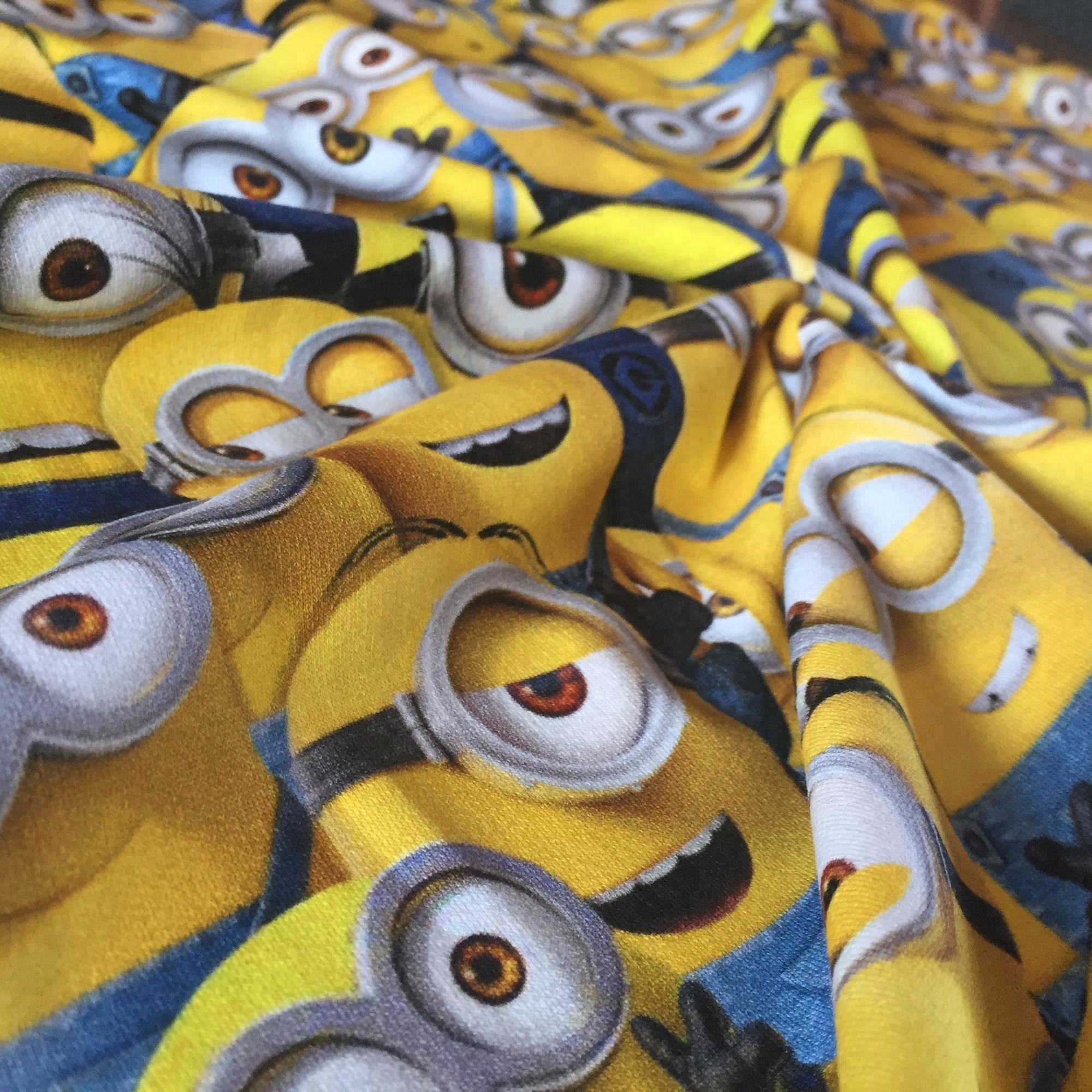 Custom Design Digital Printed Bamboo Cotton French Terry Fabric For 300GSM Baby Clothing Hoodie