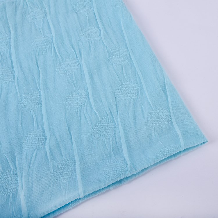 OEM Design Solid 160gsm Jacquard Knitting 97% Polyester 3% Spandex Jacquard Fabrics for Clothing