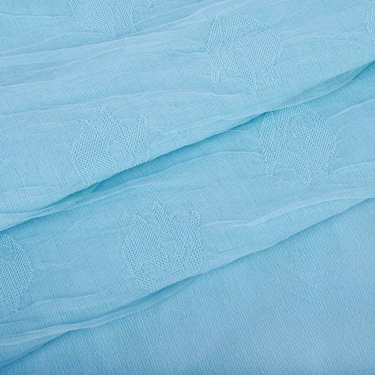 OEM Design Solid 160gsm Jacquard Knitting 97% Polyester 3% Spandex Jacquard Fabrics for Clothing
