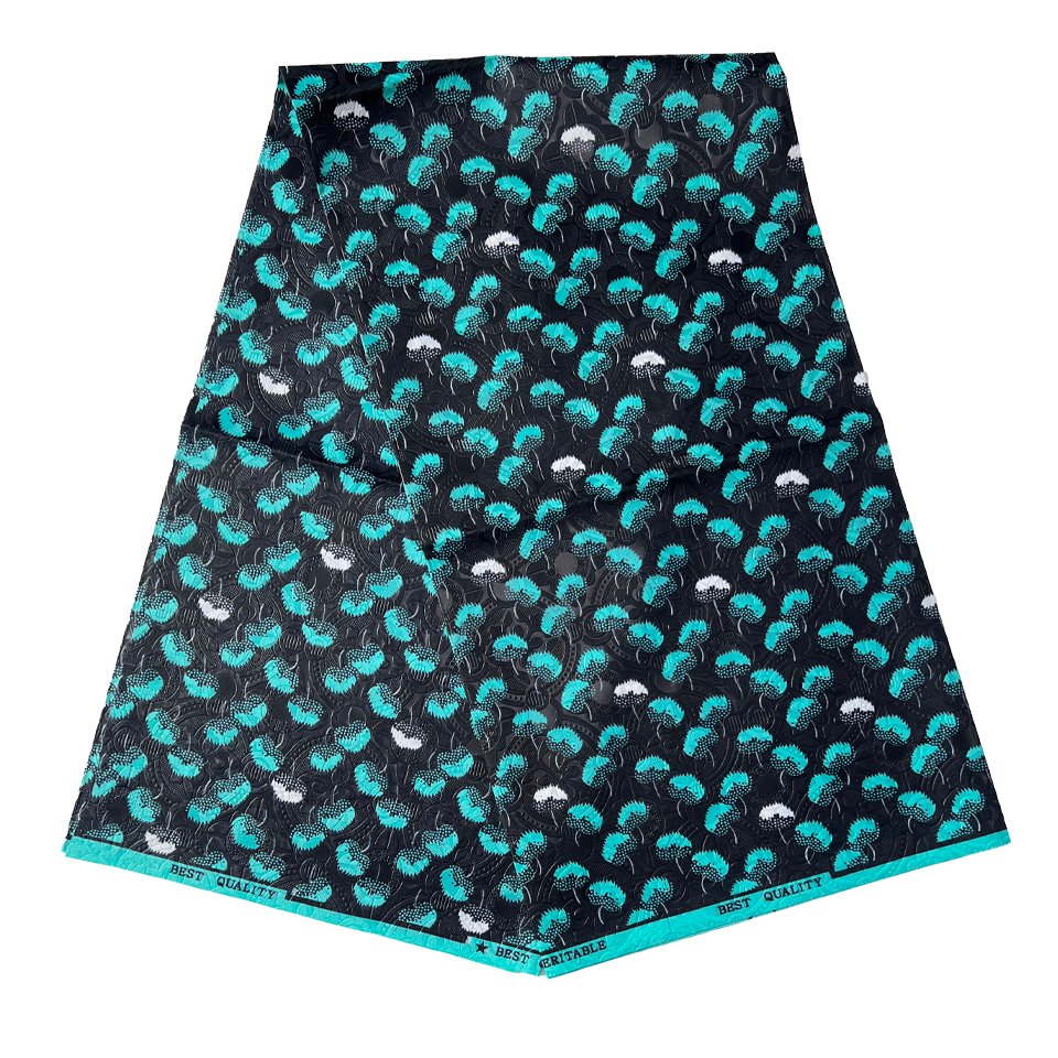 Factory Manufacturing 100% Polyester Fabric Wax 3D Embossed African Wax Print Fabric