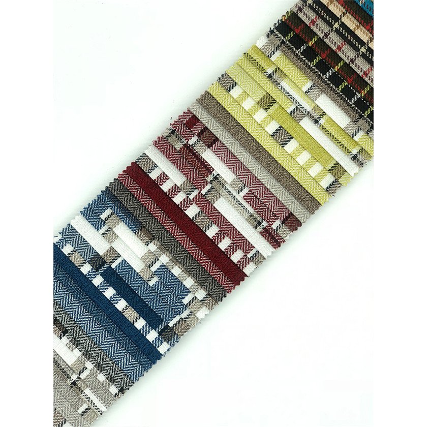 Solid Plain new Polyester Linen Fabrics For Sofa Curtain Upholstery Fabrics Home Textile Bedding