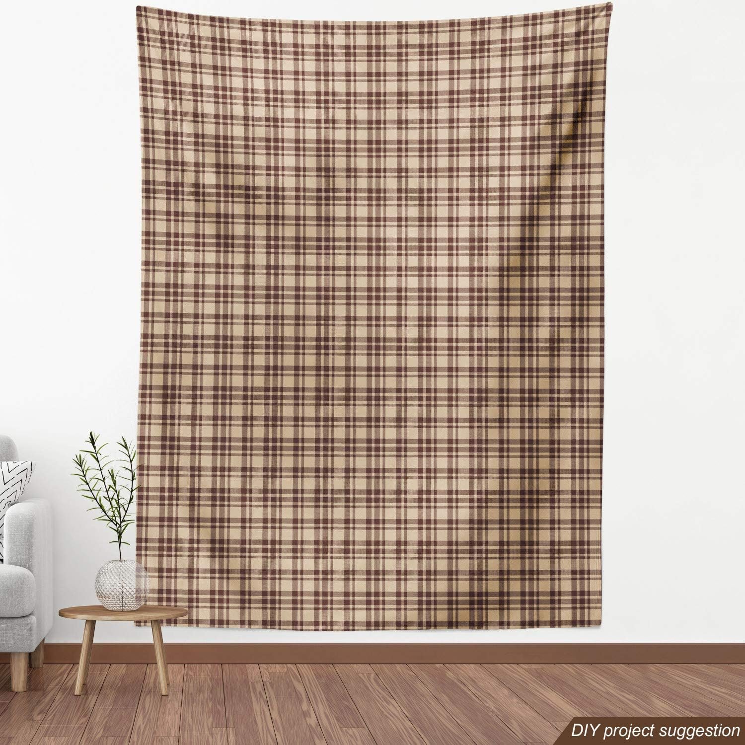 Wholesale 100% Linen Viscose Check Fabric Best Material for Men's Dress Shirts & Home Use Dyed Pattern Woven Techniques Girls