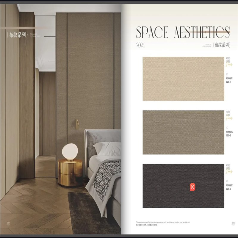 Chic Fabric Finish Wall Cladding for Office Elegance wall decor panel bamboo charcoal board