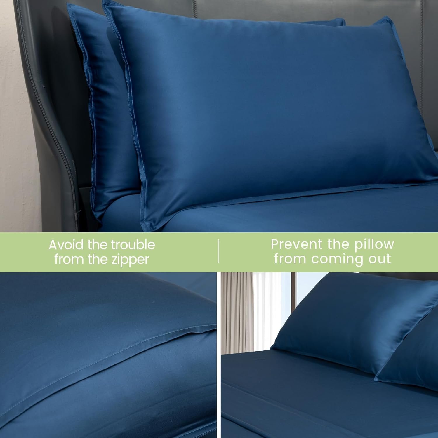 Cloudland High-Quality 100% Organic Bamboo Viscose Sheet Set Bamboo Cooling Bed Sheet 4 Piece Set Wholesale