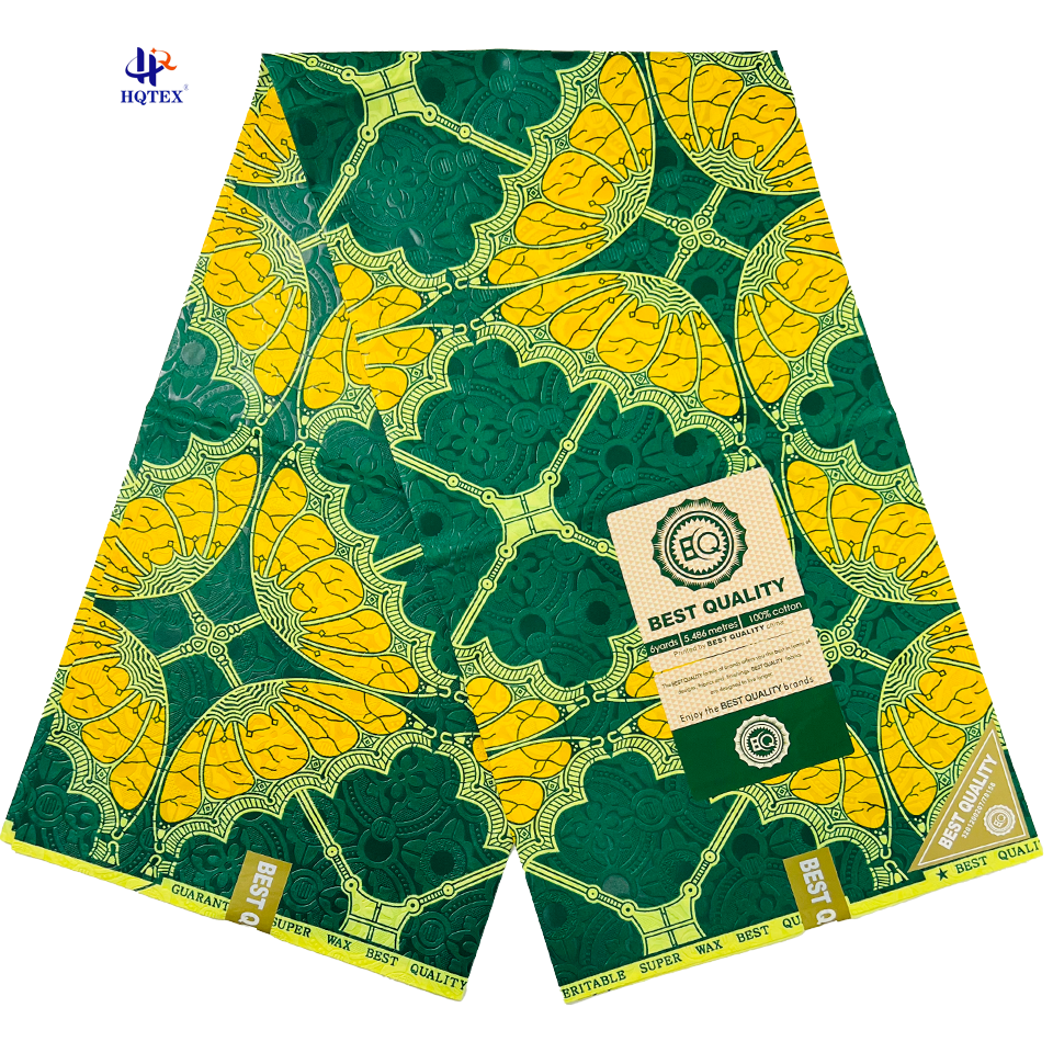 African Printed Fabric Textile Wholesale Price 100% Polyester Fabric 3D Embossed Printed Ankara Fabric Kente