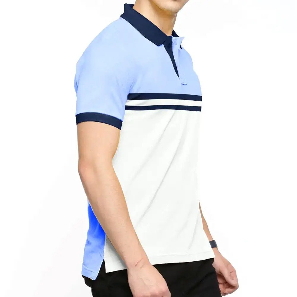 high quality full sublimation men polo shirts moisture wicking polyester quick dry stcretchy golf polo t shirts