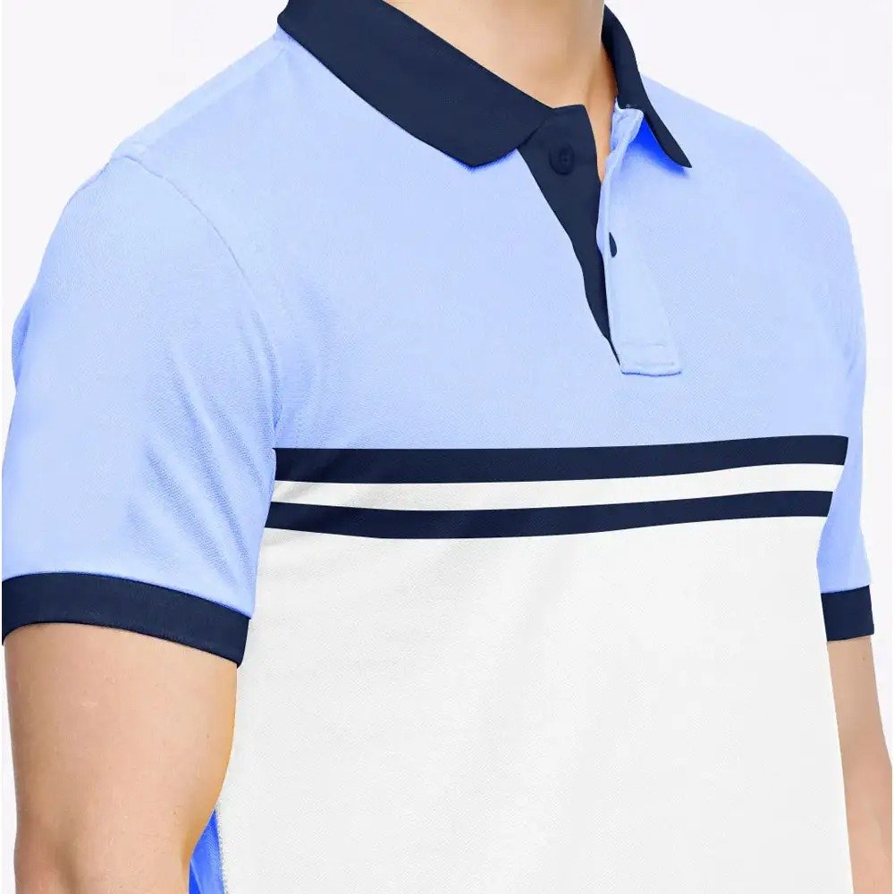 high quality full sublimation men polo shirts moisture wicking polyester quick dry stcretchy golf polo t shirts