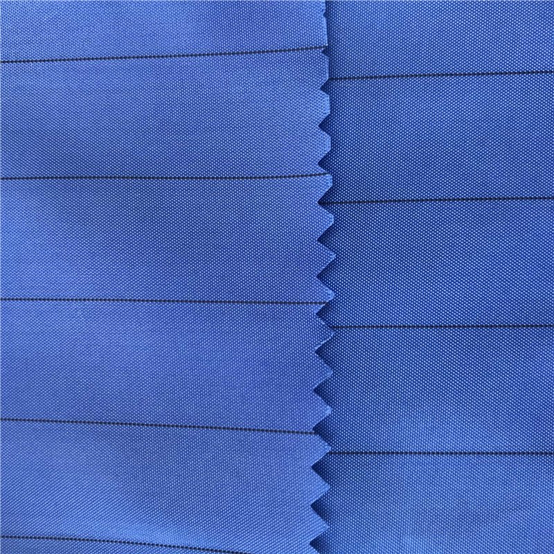 PA9/ROOSO china textile manufacturer 66D*63D Poly esd antistatic fabric for working clothes