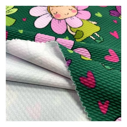 Cartoon designs 95% polyester 5% spandex knit liverppol custom printing bullet resistant stretch fabric for bows headbands