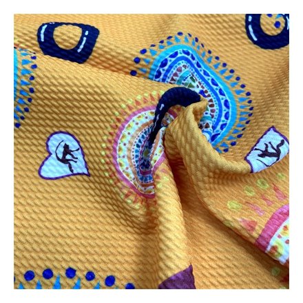 Cartoon designs 95% polyester 5% spandex knit liverppol custom printing bullet resistant stretch fabric for bows headbands