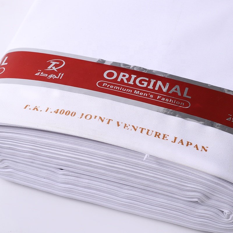 Arabic Fabric 100% Polyester Ring Spun Fabric 32*150D 90*78 Plain Fabric