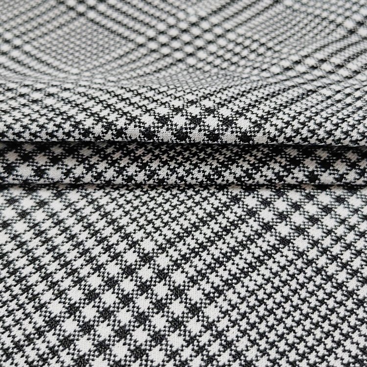 High Quality Soft Jacquard Fabric, Yarn Dye 100% Polyester Material Knitting Jacquard Fabric For Clothing/