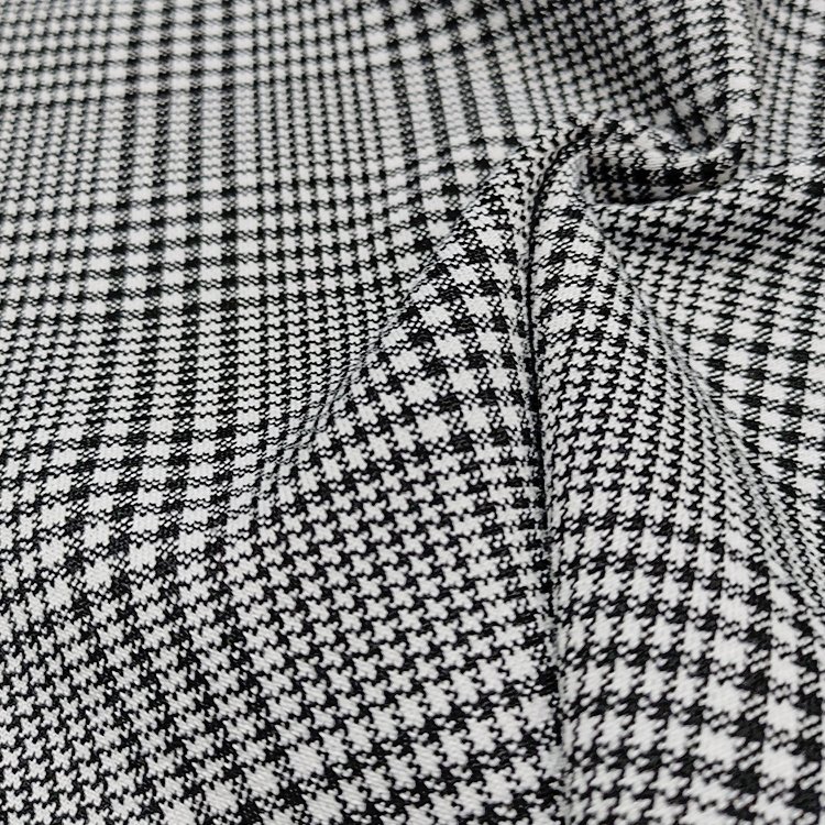 High Quality Soft Jacquard Fabric, Yarn Dye 100% Polyester Material Knitting Jacquard Fabric For Clothing/