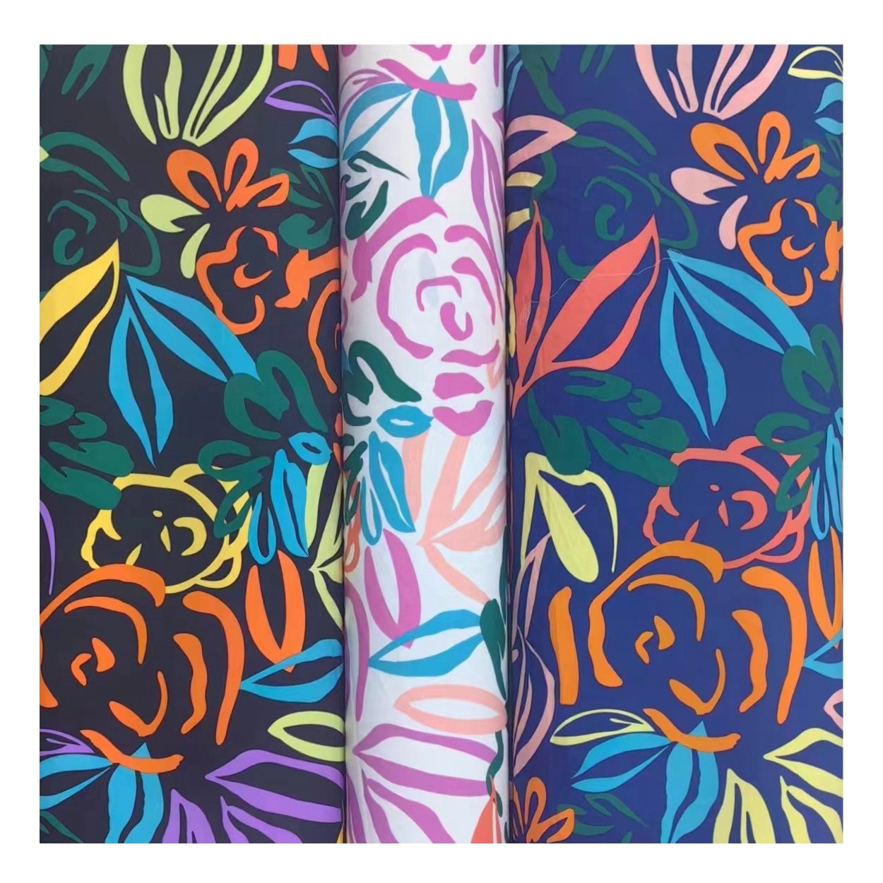 high quality 100% polyester fabric fleece with polyester fabric making machine printed for dress
