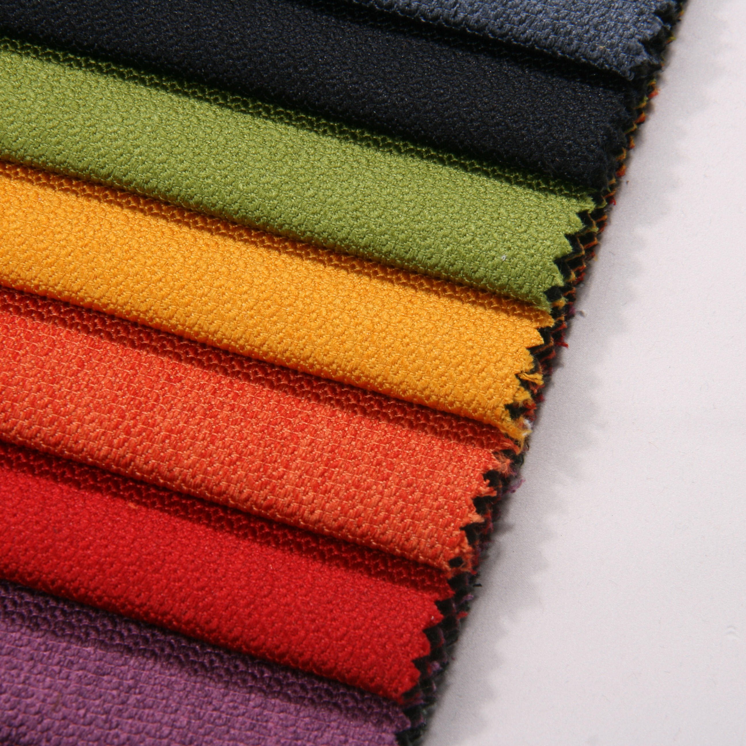 cheap price 100% polyester looks linen fabric for curtain upholstery fabric