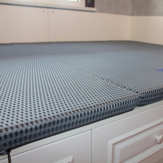 Skylee 4D air net polymer air fiber POE mattress topper mesh cover air weave folding bed mat for tatami