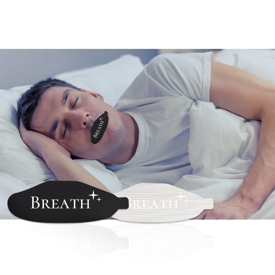 new HODAF Hypoallergenic Sleep tape Cotton Mouth Breath bamboo silk material Custom Mouth Tape Closed Mouth Breathing Patch