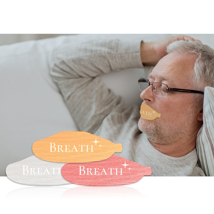 new HODAF Hypoallergenic Sleep tape Cotton Mouth Breath bamboo silk material Custom Mouth Tape Closed Mouth Breathing Patch
