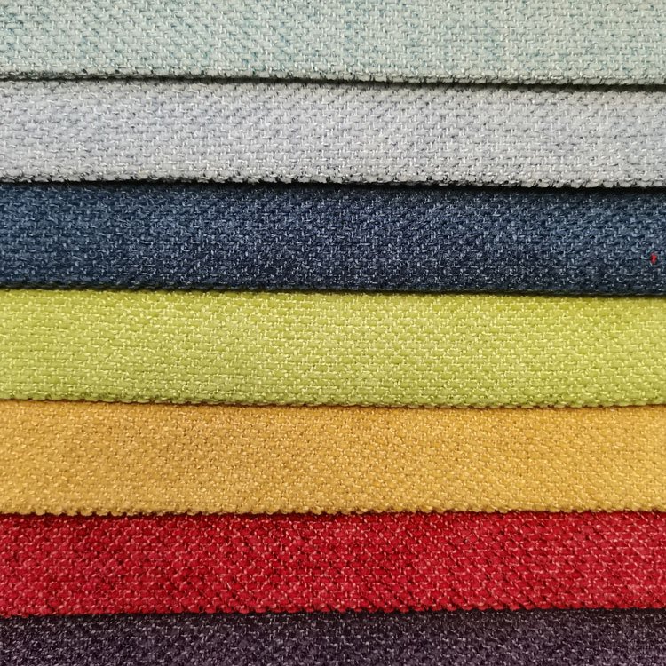 Cheap Multicolor 100% Linen Upholstery Woven Organic 100% Linen Fabric Hemp Fabric Multicolor Faux Linen Fabric