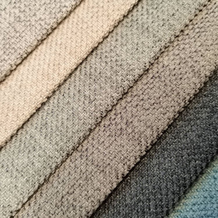 Cheap Multicolor 100% Linen Upholstery Woven Organic 100% Linen Fabric Hemp Fabric Multicolor Faux Linen Fabric