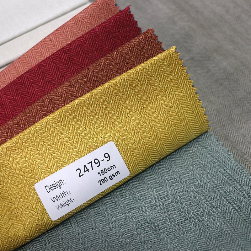 2479 Supplier Direct Middle East Good Waterproof 142cm Printing 240gsm Fake Linen Material Sofa Fabrics for Bedding Curtain