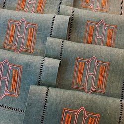Embroidered