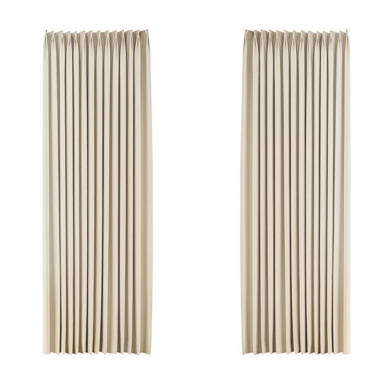 Double-sided same texture cotton curtains Japanese linen 2024 new bedroom living room modern minimalist blackout fabric curtains