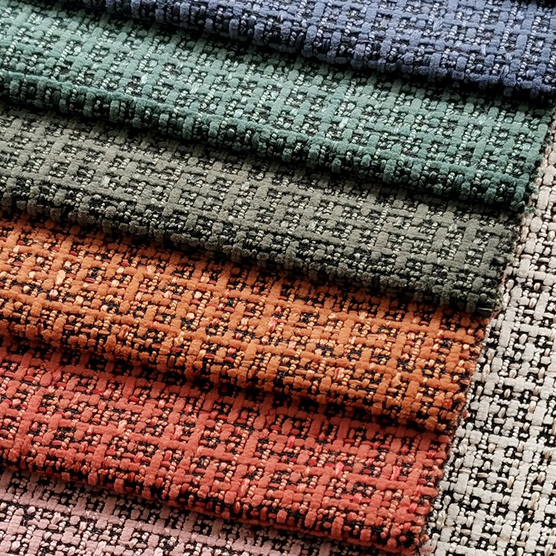 Abrasion-Resistant Chenille Cotton Fabric High Quality Fabric Upholstery tissus textile For Loose Cover Fabric Sofa