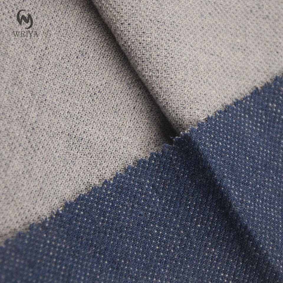 Highly breathable casual cloth winter yarn dyed shirt japanese style double layer cotton linen gauze fabric