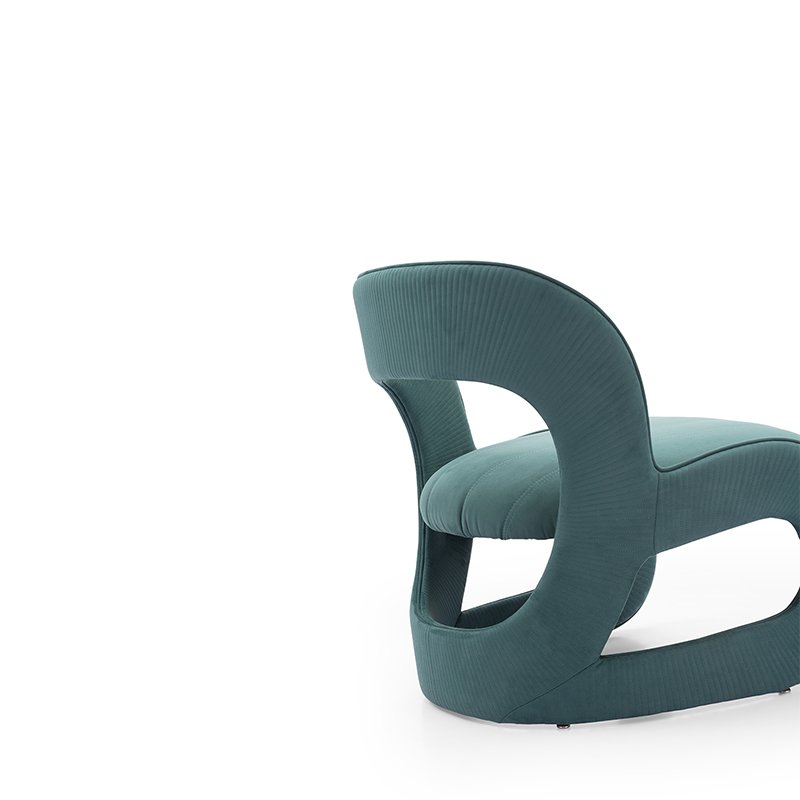 Modern Luxury Living Room Home Furniture Hotel Villa Stainless Leg With Leisure Single Velvet Chair