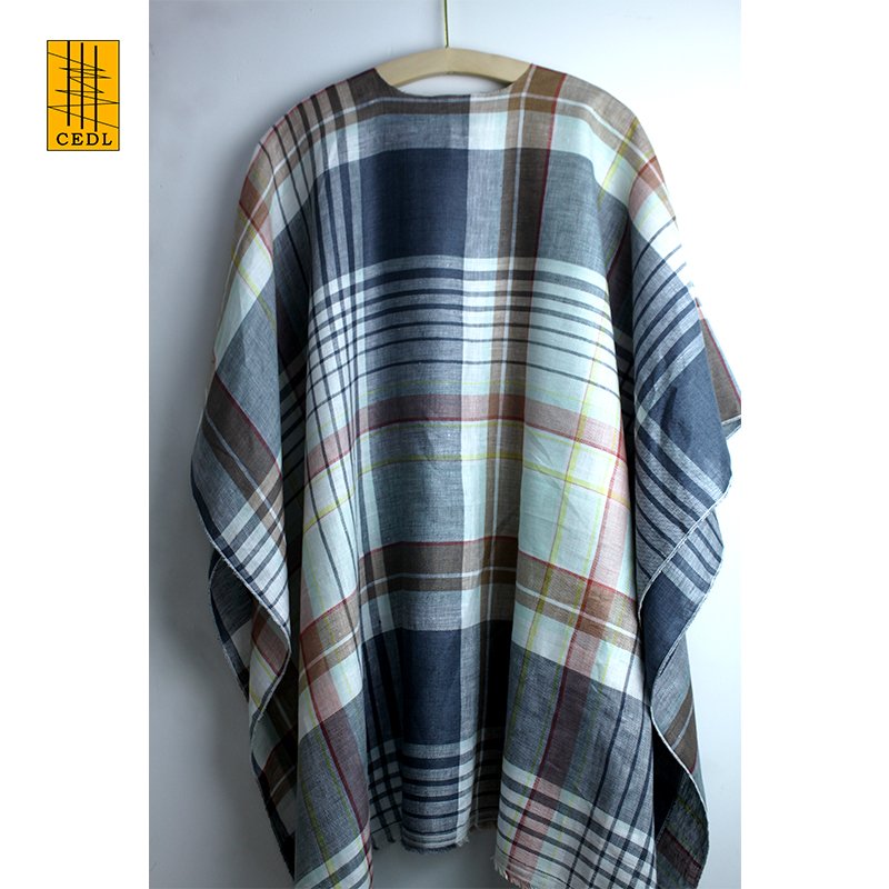 European Flax Fabric Pure 100% Linen Yarn Dyed Check Fabric for Dress Skirt Linen Fabric