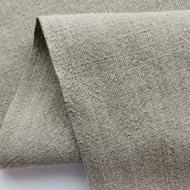 High Quality Home Textile Furniture Sofa Living Room Curtain 100% Linen Fabric