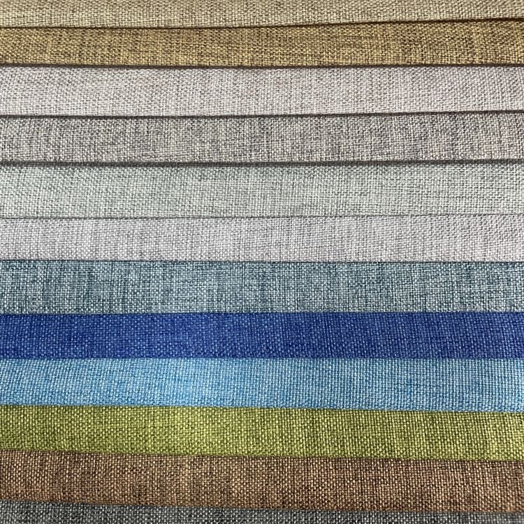 Solid Linen Sofa Furniture Fabric Material for Sewing Sofa Cover Curtain Tablecloths Durable Polyester Fabric