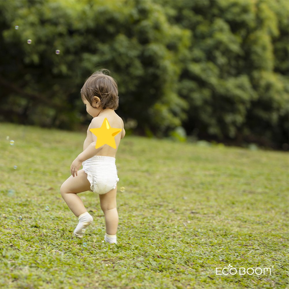 ECO BOOM 90 Count S size baby disposable eco friendly nappies organic biodegradable diapers
