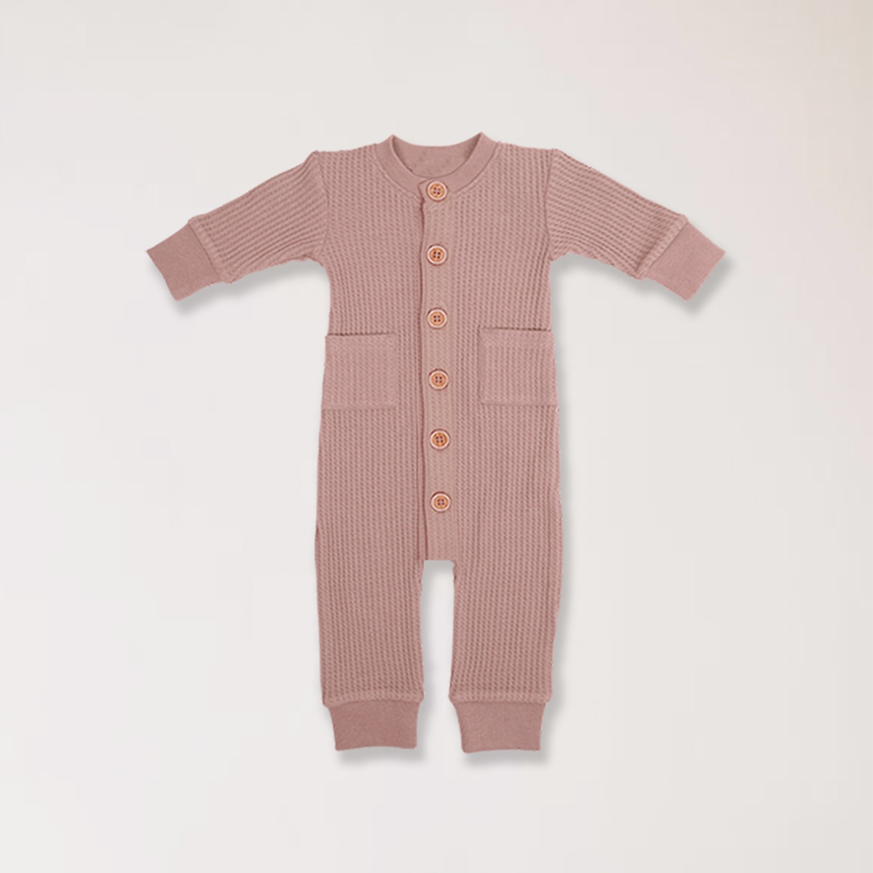 Infant Clothing Toddler short sleeve One Piece Baby Spring And Fall Clothes Romper Waffle Newborn Baby Clothes